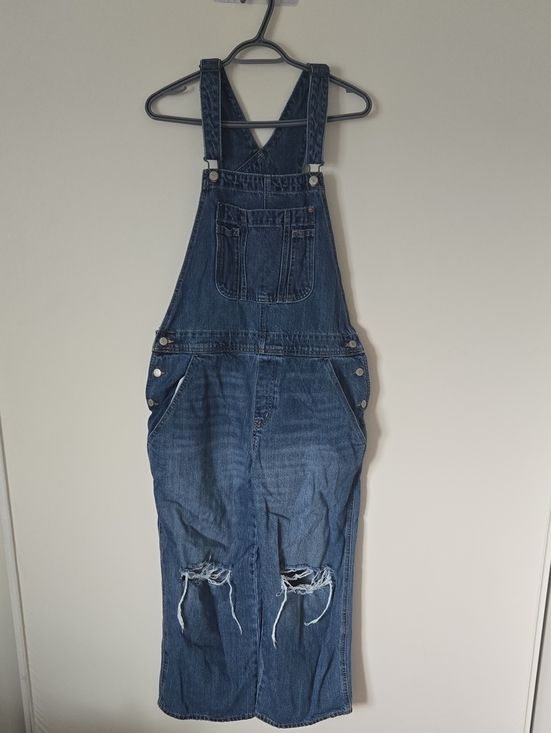 Old Navy Pants - Old Navy Denim Baggy Wide-Leg Overalls - Blue